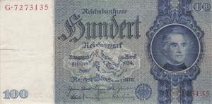100 Mark 1935 ro.176a F/G